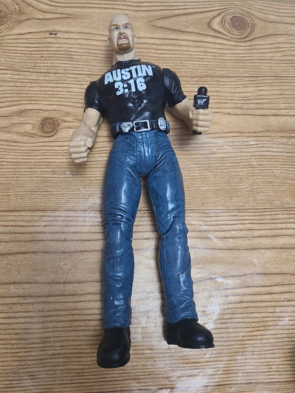 Stone Cold Steve Austin 1999 Vintage WWE Jakks 12" figure (AS IS)